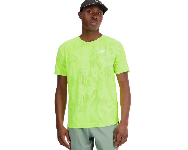 NEW BALANCE Q SPEED JACQARD SHORT SLEEVE