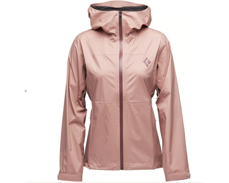 BLACK DIAMOND W STORMLINE STRETCH RAIN SHELL PINK