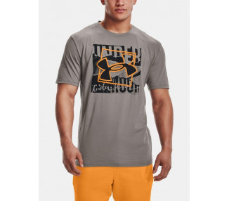 UNDER ARMOUR BOXED SYMBOL OUTLINE SS GREY