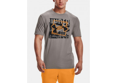 UNDER ARMOUR BOXED SYMBOL OUTLINE SS GREY