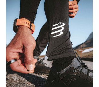 COMPRESSPORT HYBRID SEAMLESS HURRICANE PANTS BLACK