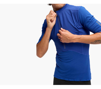 HOKA SKYBREEZE SHORT SLEEVE ZIP