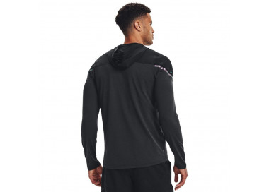 UNDER ARMOUR RUSH FZ HOODIE BLACK