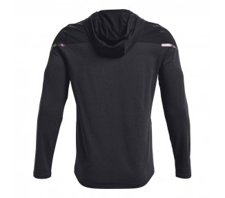 UNDER ARMOUR RUSH FZ HOODIE BLACK