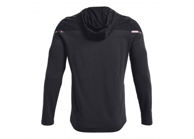 UNDER ARMOUR RUSH FZ HOODIE BLACK