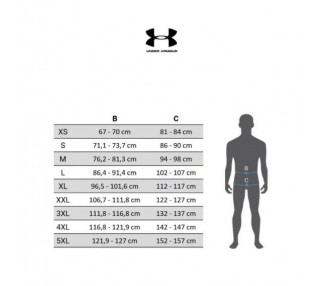 UNDER ARMOUR CALÇÃO LAUNCH 5" 2IN1 BLACK