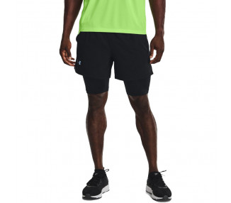 UNDER ARMOUR CALÇÃO LAUNCH 5" 2IN1 BLACK