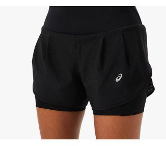 ASICS ROAD 2N1 3.5IN SHORT MULHER