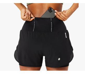 ASICS ROAD 2N1 3.5IN SHORT MULHER