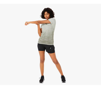 ASICS ROAD 2N1 3.5IN SHORT MULHER