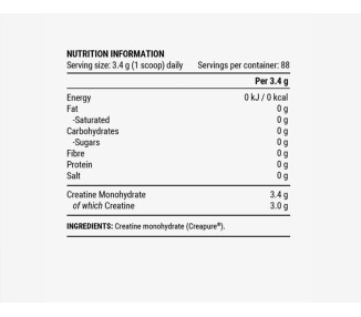 PILLAR PERFORMACE - CREATINE MONOHYDRATE