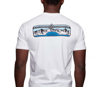 BLACK DIAMOND TSHIRT HERITAGE EQUIPMENT WHITE