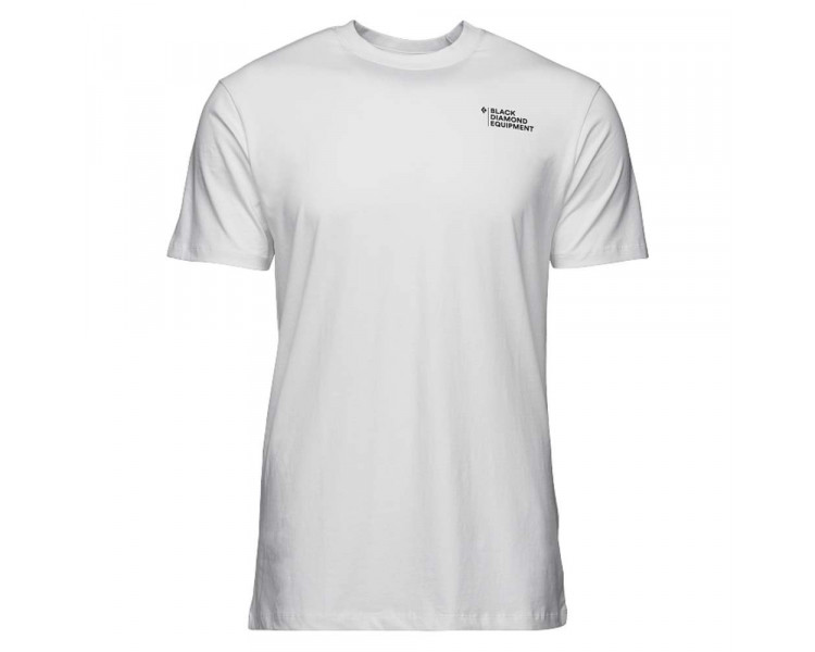 BLACK DIAMOND TSHIRT HERITAGE EQUIPMENT WHITE