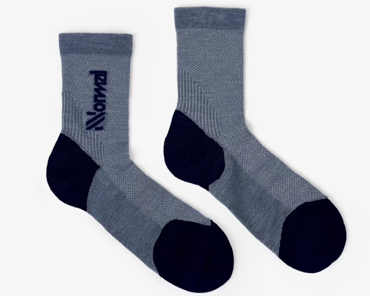 NNORMAL MERINO SOCKS BLUE