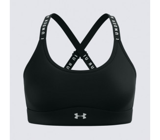 UNDER ARMOUR TOP INFINITY MID COVERED BLACK