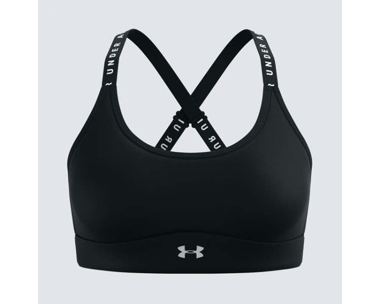 UNDER ARMOUR TOP INFINITY MID COVERED BLACK