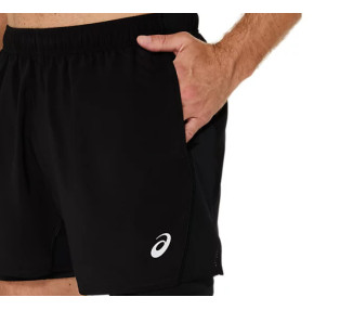 ASICS CORE 2N1 5IN SHORT
