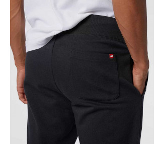 NEW BALANCE CALÇAS ESSENTIALS STACKED LOGO BLACK