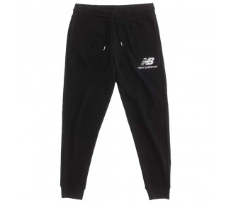 NEW BALANCE CALÇAS ESSENTIALS STACKED LOGO BLACK