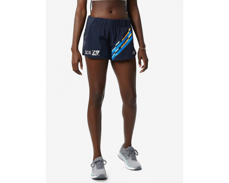 NEW BALANCE CALÇÃO PRINTED IMPACT 3" MULHER LONDON EDITION NAVY