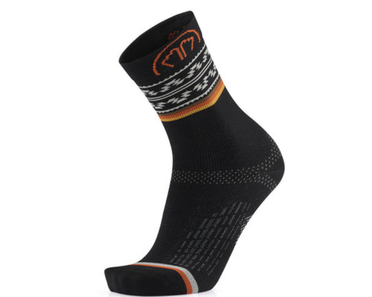 SIDAS RUN SPIRIT BLACK SOCKS