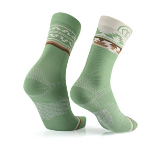 SIDAS RUN SPIRIT GREEN SOCKS