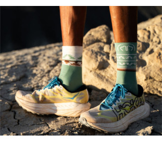 SIDAS RUN SPIRIT GREEN SOCKS