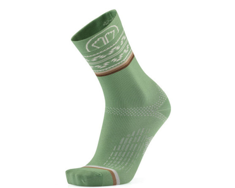 SIDAS RUN SPIRIT GREEN SOCKS