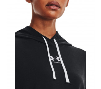 UNDER ARMOUR SWEATSHIRT RIVAL TERRY MULHER BLACK