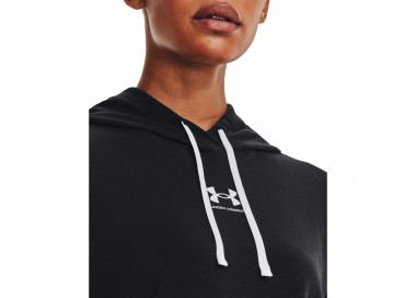 UNDER ARMOUR SWEATSHIRT RIVAL TERRY MULHER BLACK