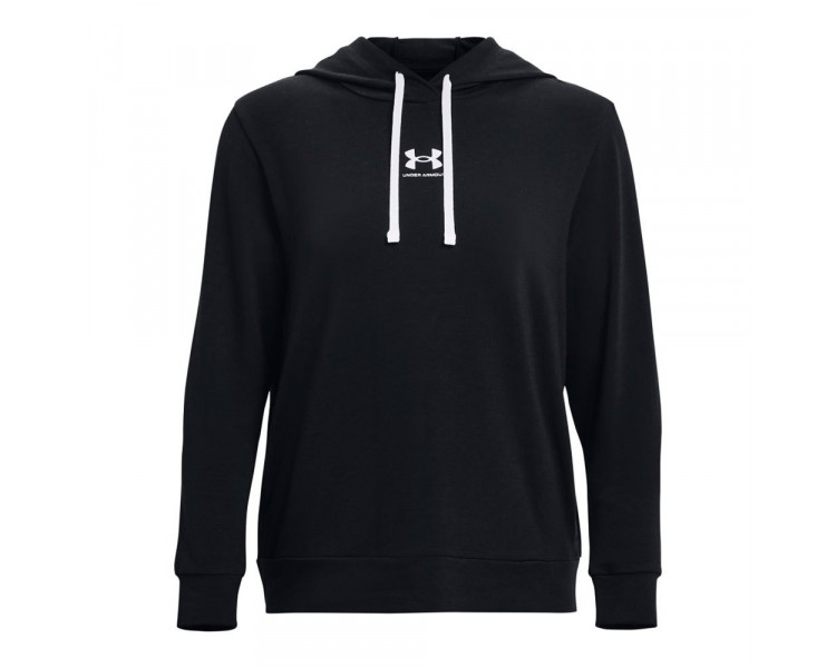 UNDER ARMOUR SWEATSHIRT RIVAL TERRY MULHER BLACK