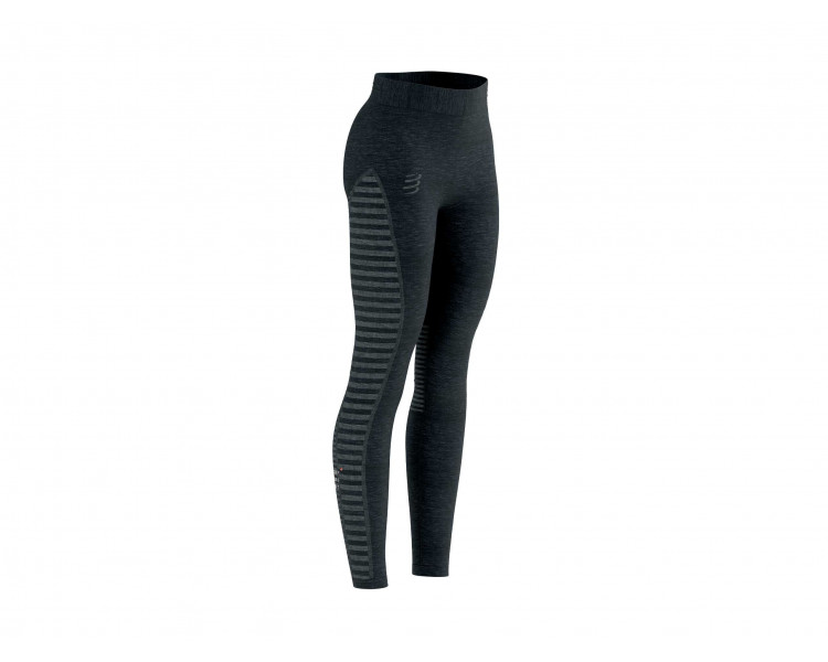 COMPRESSPORT WINTER RUN LEGGING MULHER - BLACK