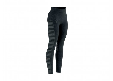 COMPRESSPORT WINTER RUN LEGGING MULHER - BLACK
