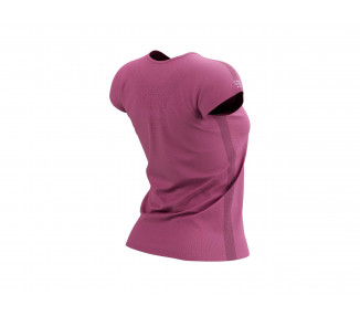 COMPRESSPORT TRAINING SS TSHIRT MULHER DECO ROSE