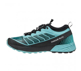 SCARPA RIBELLE RUN MULHER AQUA/BLACK
