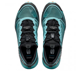 SCARPA RIBELLE RUN MULHER AQUA/BLACK