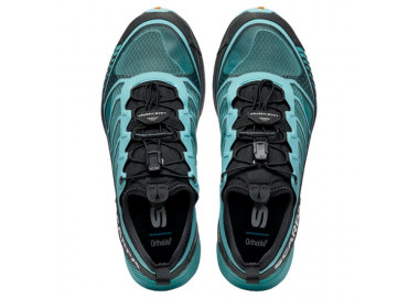 SCARPA RIBELLE RUN MULHER AQUA/BLACK