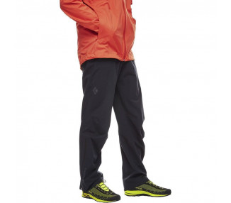 BLACK DIAMOND STORMLINE STRETCH RAIN PANTS BLACK