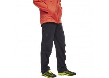 BLACK DIAMOND STORMLINE STRETCH RAIN PANTS BLACK