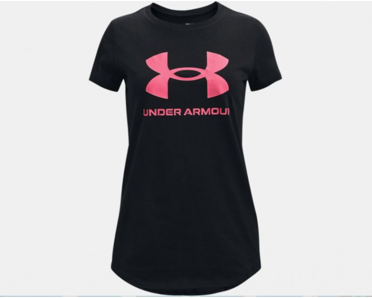 UNDER ARMOUR T-SHIRT LIVE SPORTSTYLE GRAPHIC SS BLACK